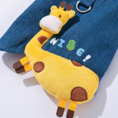 Giraffe Denim Dog Vest