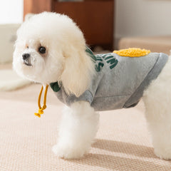 Smiley Face Cotton Dog Hoodie