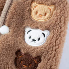 Cozy Bears Fleece Dog Vest