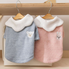 Collar Corduroy Dog Vest