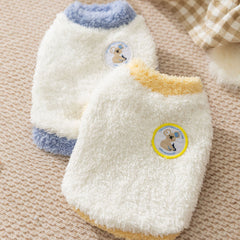 Fluffy Dog Vest with Koala Patch