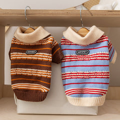 Classic Striped Knit Dog Sweater