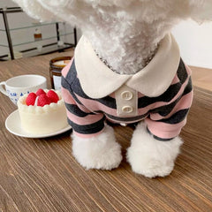 Striped Polo Dog Shirt