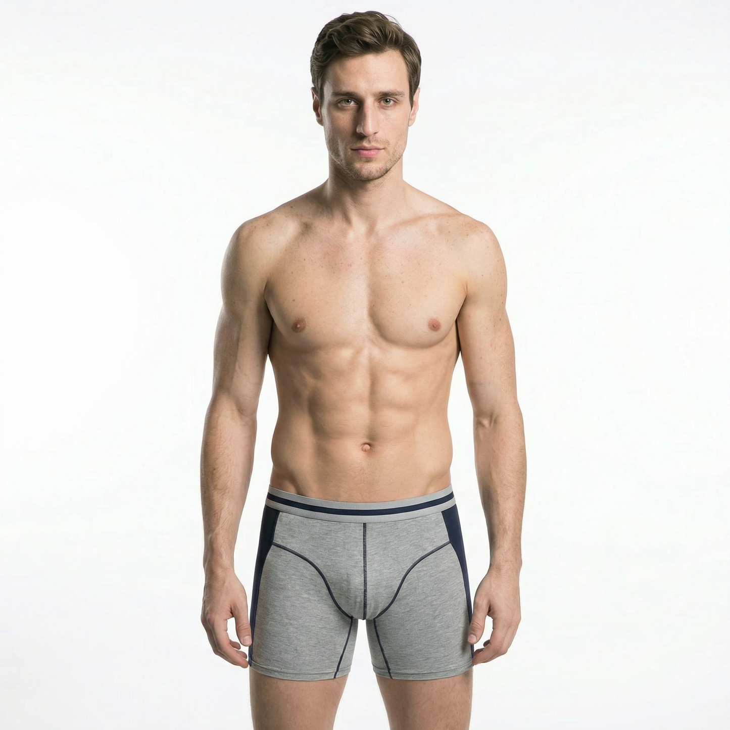 Men's Quick Dry Color Block Modal Boxer Briefs