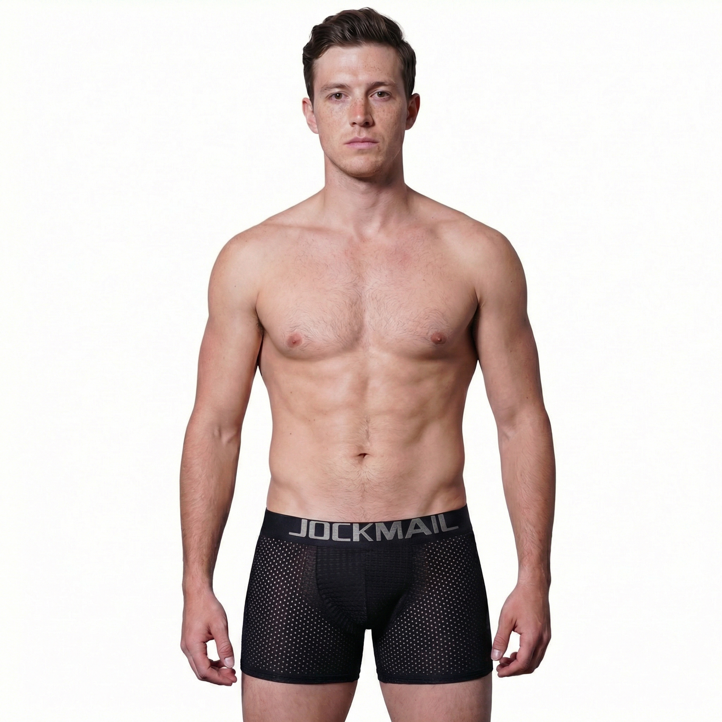 Men's Mesh Padded Hip-Lifting Trunks
