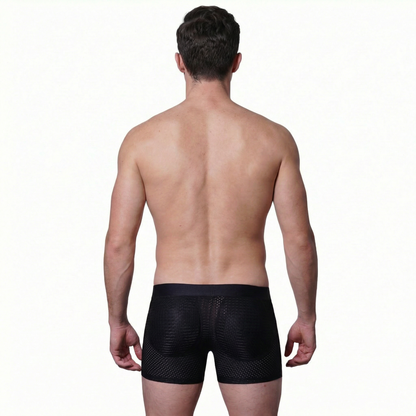 Men's Mesh Padded Hip-Lifting Trunks