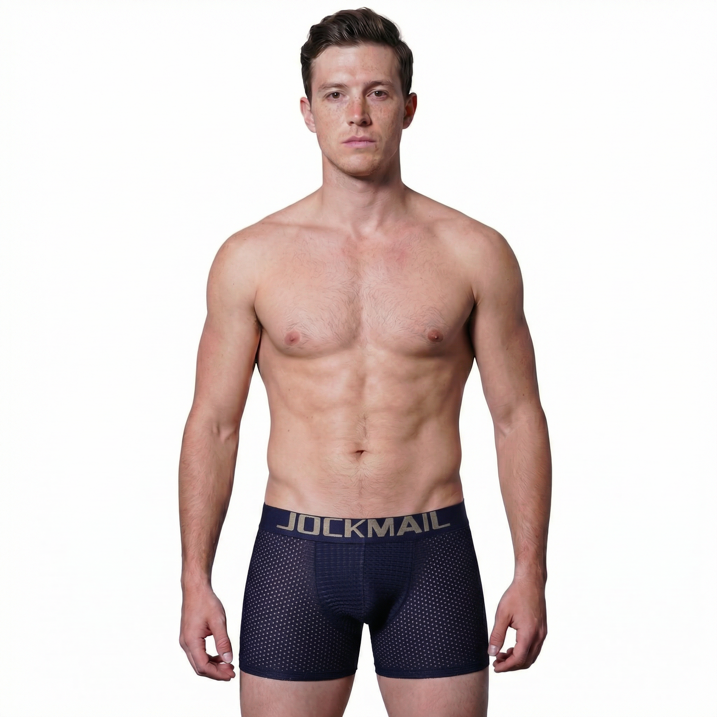 Men's Mesh Padded Hip-Lifting Trunks